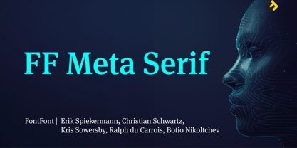 FF Meta Serif Font Poster 1